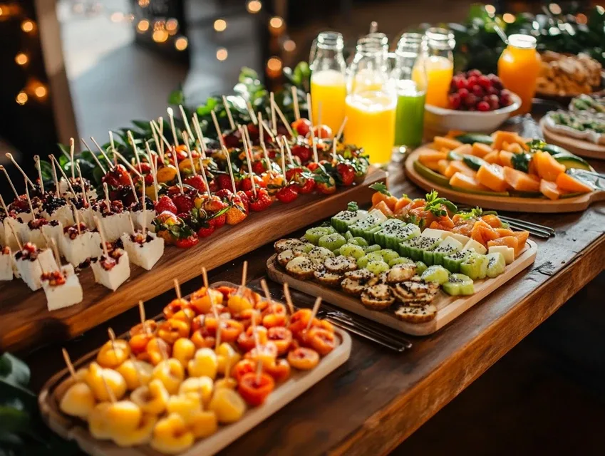 Impreza firmowa — finger food i catering eventowy