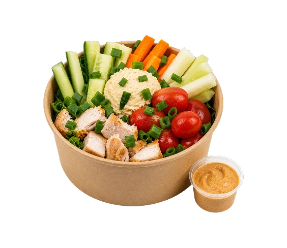 Bowl z hummusem