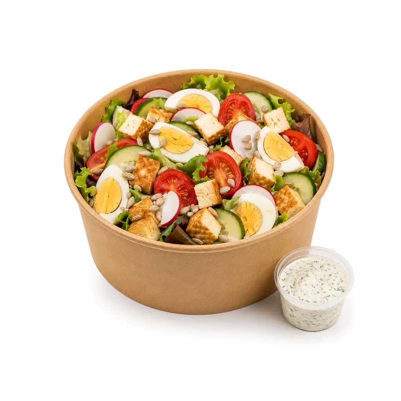 Sałatka z jajkiem gotowanym — 220 g